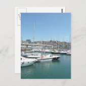 Lissabon-docks Briefkaart (Voorkant / Achterkant)