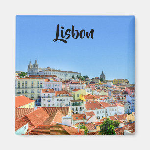 Lissabon gebouwen magneet