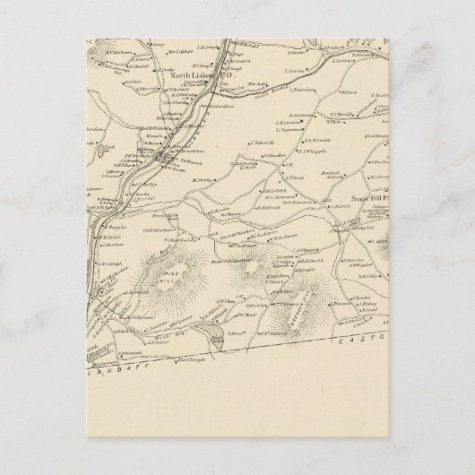 Lissabon, Grafton Co Briefkaart (Voorkant)