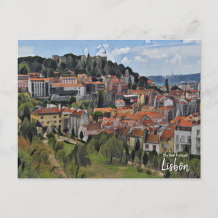 Lissabon Green Portugal Briefkaart