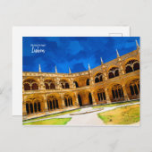 Lissabon - het Briefkaart van Real Portugal (Voorkant / Achterkant)