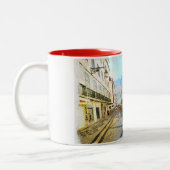 Lissabon - het echte Portugal Tweekleurige Koffiemok (Links)