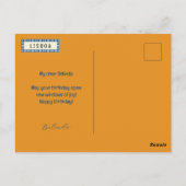 Lissabon huis met tegels briefkaart (Achterkant)