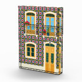 Lissabon huis met tegels fotoblokken (Rechts)