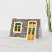 Lissabon huis met tegels kaart (Voorkant)