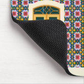 Lissabon huis met tegels muismat (Hoek)