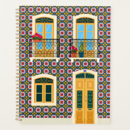 Lissabon huis met tegels planner