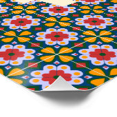 Lissabon huisraam met planten en tegels perfect poster (Hoek)