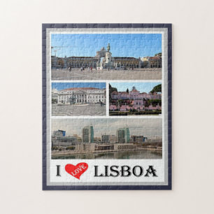 Lissabon - Ik hou van - Portugal - Legpuzzel