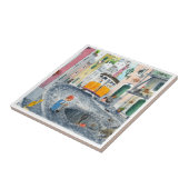 lissabon in aanbouw tegel 06 tegeltje (Zijkant)