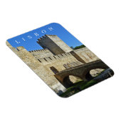 Lissabon kasteel uitzicht koelkastmagneet magneet (Rechterzijde)