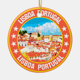 Lissabon Keramisch Ornament