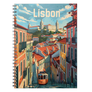 Lissabon kleuren: Tram verhalen in charmante strat Notitieboek