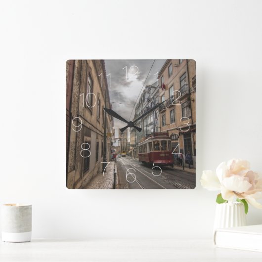 Lissabon-landschap Vierkante Klok (Huis)