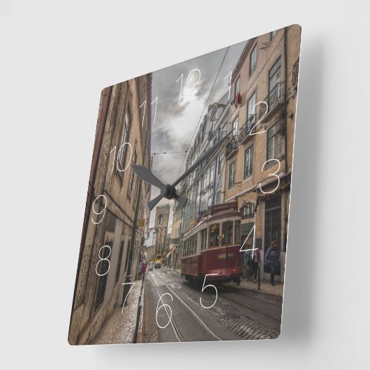 Lissabon-landschap Vierkante Klok (Hoek)