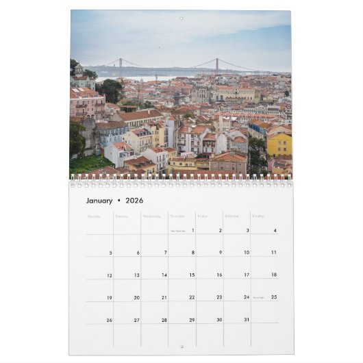 Lissabon landschappen foto kalender (Jan 2026)