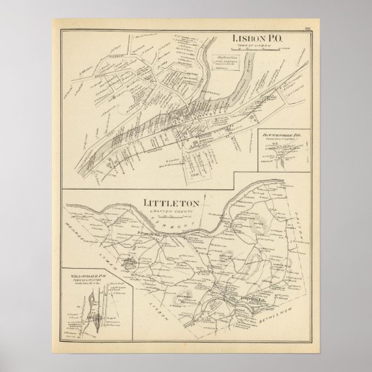 Lissabon, Littleton Poster (Voorkant)