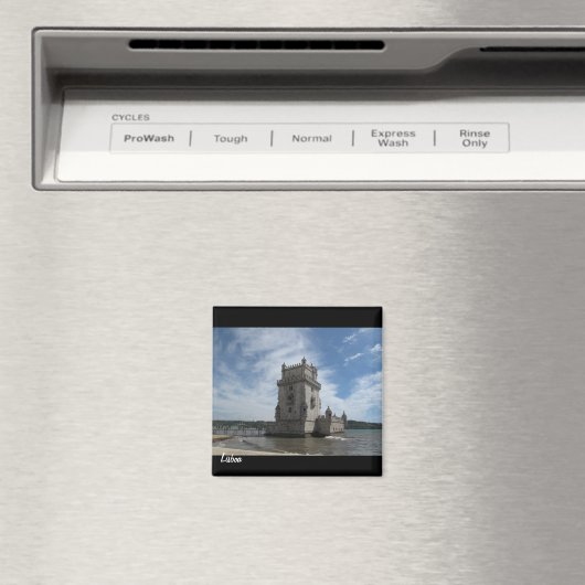 Lissabon magneet-Torre de Belém Magneet (Insitu (Vaatwasser))