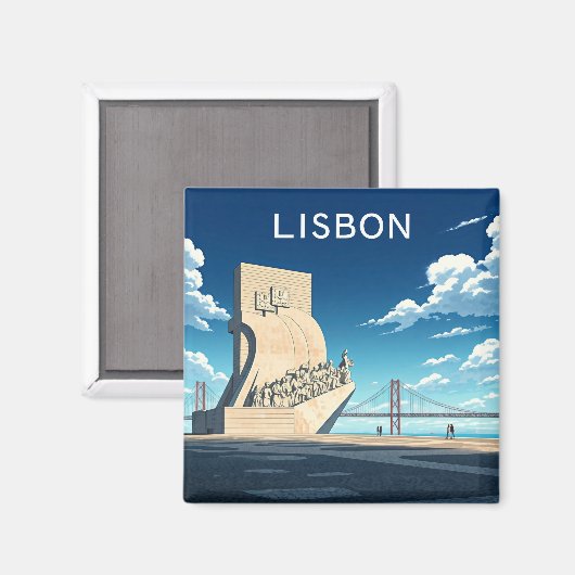 Lissabon Magnet (Voorkant / Achterkant)