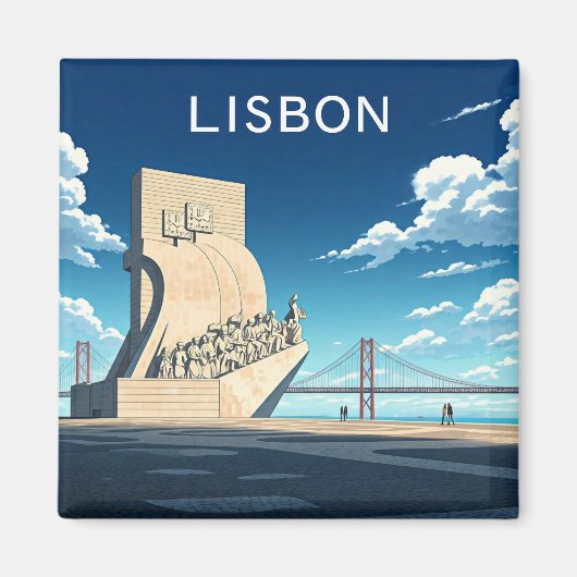 Lissabon Magnet (Voorkant)
