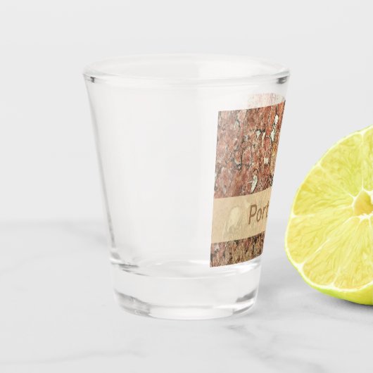 Lissabon-marmer Shot Glas (Links)