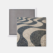 Lissabon mozaïek, Portugal Magneet (Voorkant / Achterkant)