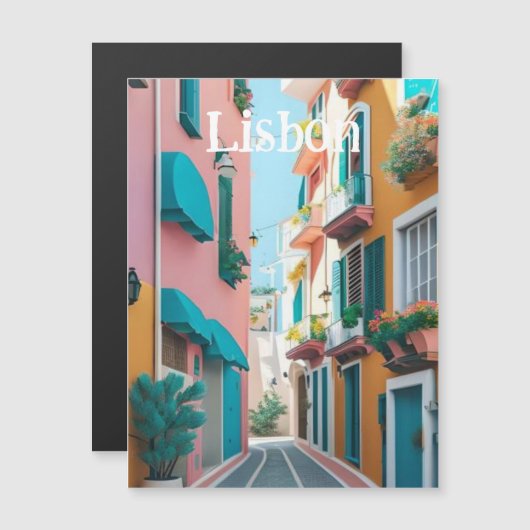 Lissabon Portugal (Voorkant / Achterkant)