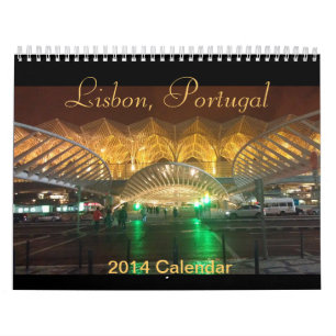 Lissabon, Portugal Agenda 2014 Kalender
