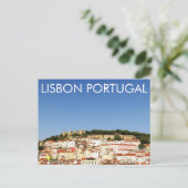 Lissabon Portugal Alfama Uitzichten Briefkaart (Staand voorkant)