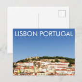 Lissabon Portugal Alfama Uitzichten Briefkaart (Voorkant / Achterkant)
