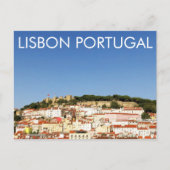 Lissabon Portugal Alfama Uitzichten Briefkaart (Voorkant)