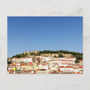Lissabon Portugal Alfama Uitzichten Briefkaart