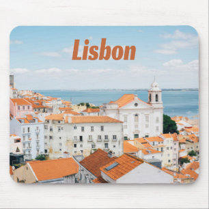 Lissabon Portugal Atlantische stranden Roofs Muismat