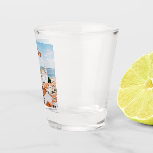 Lissabon Portugal Atlantische stranden Roofs Shot Glas (Rechts)