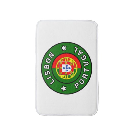 Lissabon Portugal Badmat (Voorkant Verticaal)