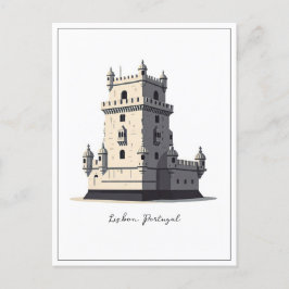 Lissabon Portugal Belem Tower Briefkaart