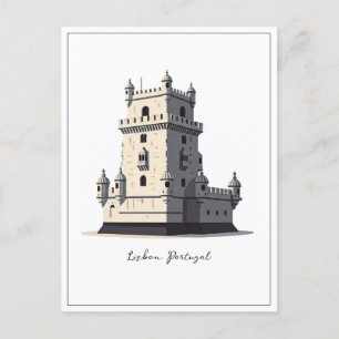 Lissabon Portugal Belem Tower Briefkaart