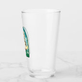 Lissabon Portugal Belem Tower Travel Retro Embleem Glas (Links)