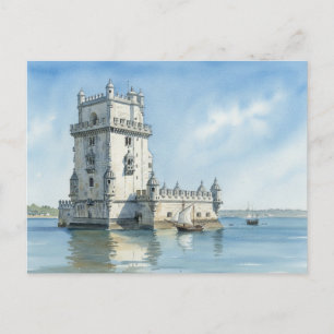 Lissabon  Portugal  Belemtoren Reizen Briefkaart