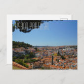 Lissabon Portugal Briefkaart (Voorkant / Achterkant)
