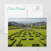 Lissabon, Portugal Briefkaart (Voorkant / Achterkant)