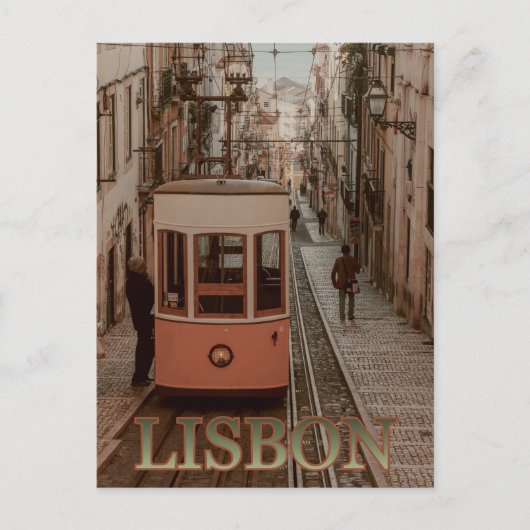 Lissabon, Portugal Briefkaart (Voorkant)