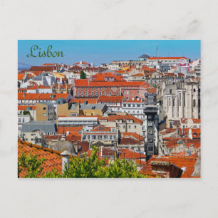 Lissabon, Portugal Briefkaart