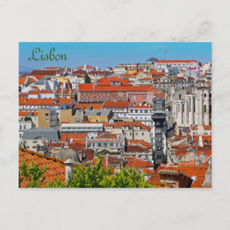 Lissabon, Portugal Briefkaart