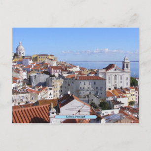Lissabon, Portugal Briefkaart