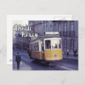 Lissabon, Portugal Briefkaart reizen (Voorkant / Achterkant)