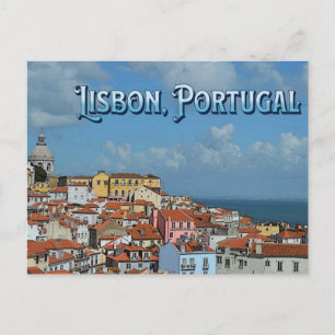 Lissabon, Portugal Briefkaart reizen