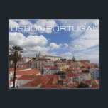 Lissabon, Portugal Briefkaart reizen<br><div class="desc">briefkaarten</div>