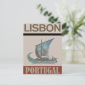 Lissabon Portugal Briefkaart voor reizen (Staand voorkant)