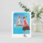 Lissabon Portugal briefkaart voor reizen (Staand voorkant)